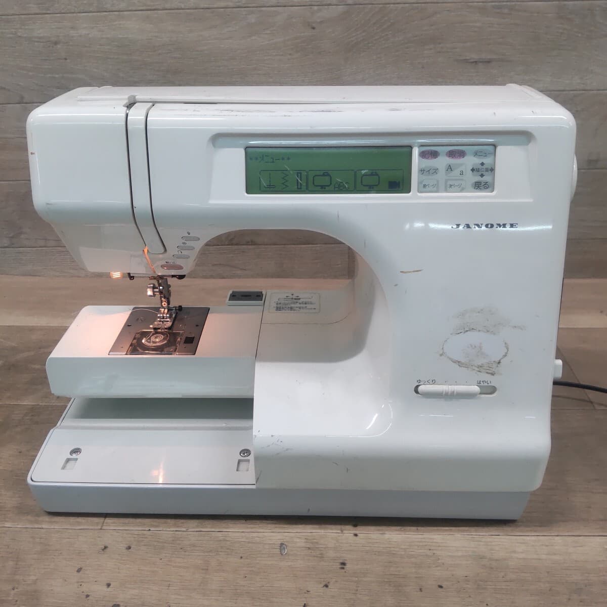 WFK-260930-1996 JANOME ジャノメ 834型 コンピューターミシン 裁縫 手工芸 ミシン 手芸 ハンドクラフト 趣味用品 生活家電 通電確認済み — 1/8