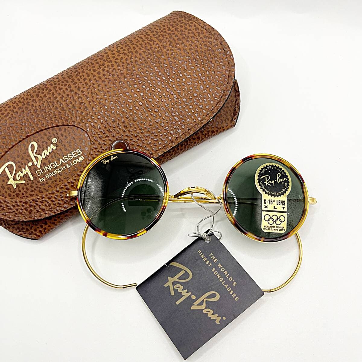 希少/美品 レイバンサングラス B&L シャイアン W1931XPAC 縄手 べっ甲 TJ268 — 1/10