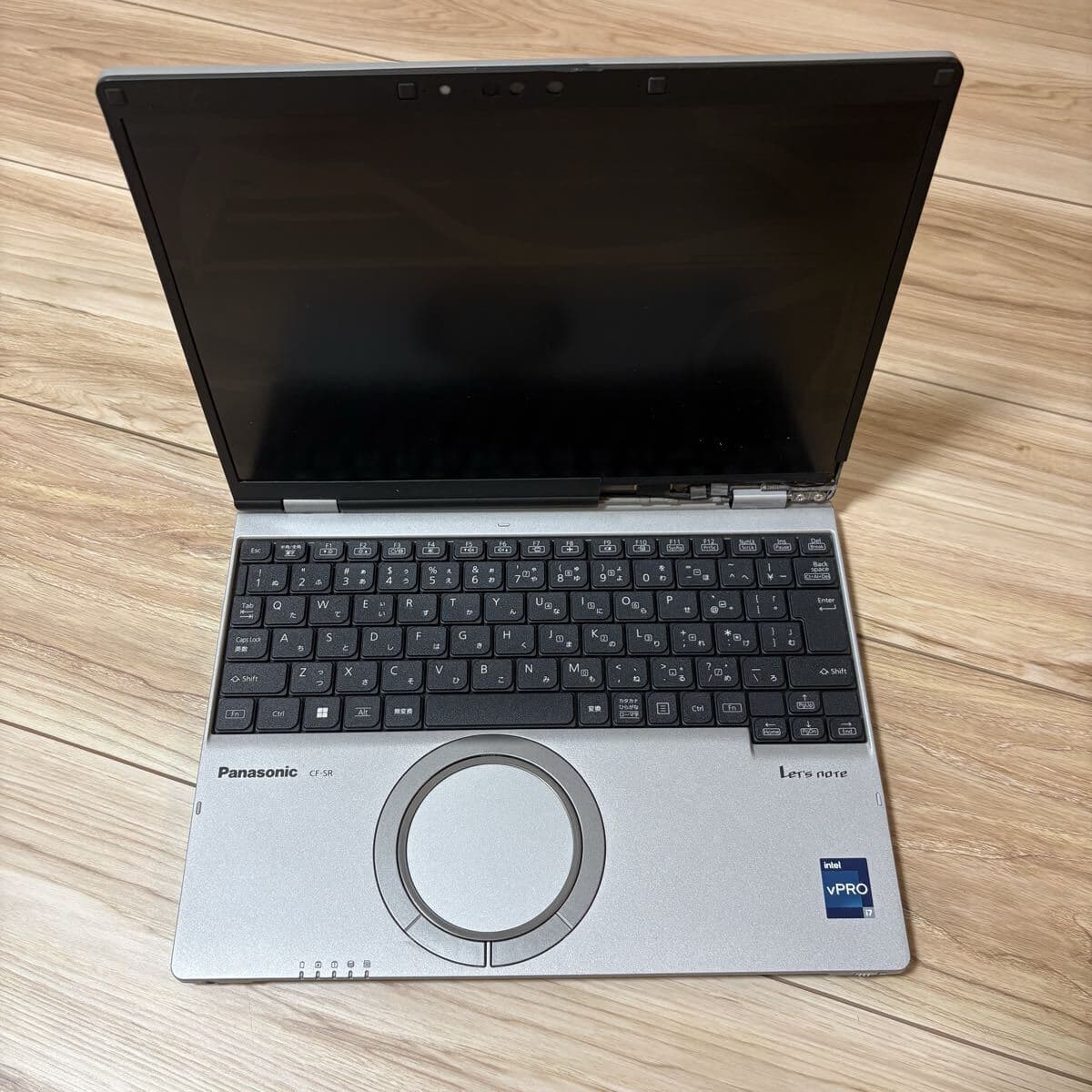 ジャンク Panasonic Let's note CF-SR3 Core i7-1270P 16GB レッツノート SSD無し BIOS表示可能 — 1/8