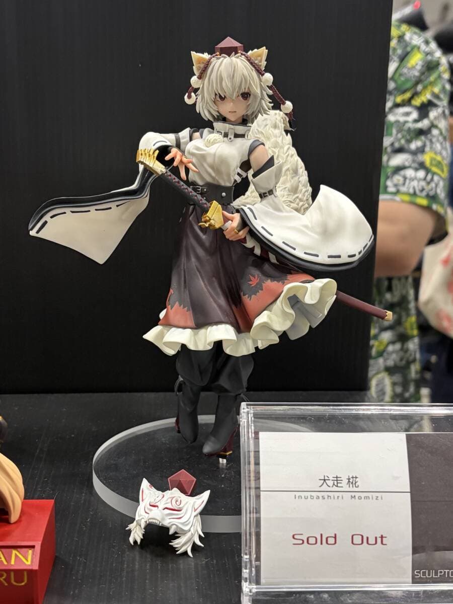 モノクロツイン 1/8 犬走椛 ガレージキット 東方Project レジンキット フィギュア ワンフェス WF — 1/2
