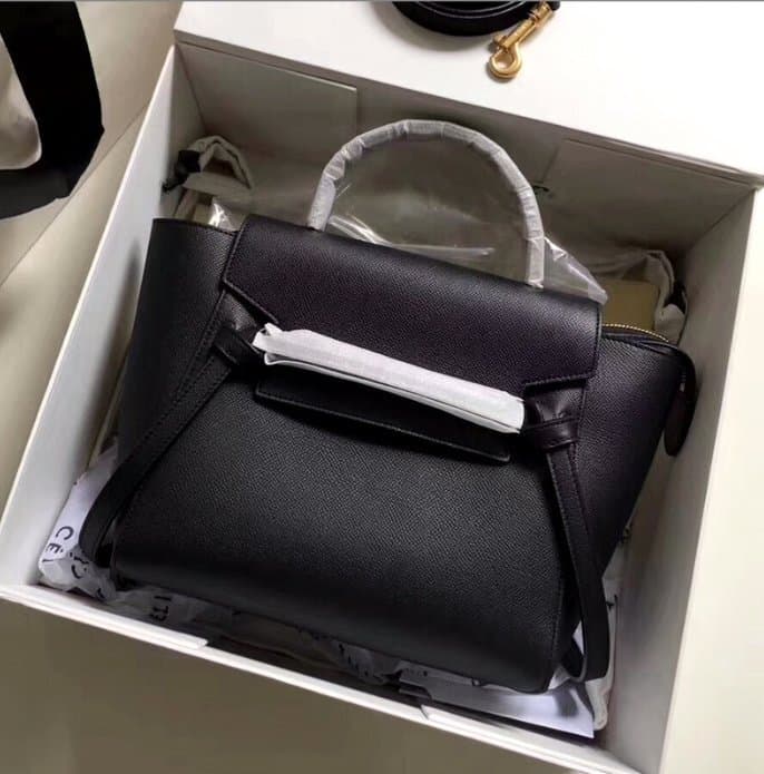 【春屋革具】大人気★レディース 本革 牛革 フラップ付きキャットバッグ 大容量 手提げ 肩掛け 斜め掛けバッグ ブラック — 1/6