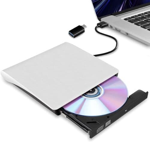 外付け DVDドライブ USB 3.0 type-c 外付CD・DVDドライブ CD/DVDプレーヤー 外付け光学ドライブ PC* — 1/9