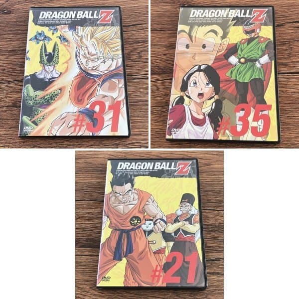 ドラゴンボールZ DVD 3枚 まとめ売り DRAGON BALL Z #21 #31 #35 セル版 バンダイビジュアル 鳥山明 — 1/4