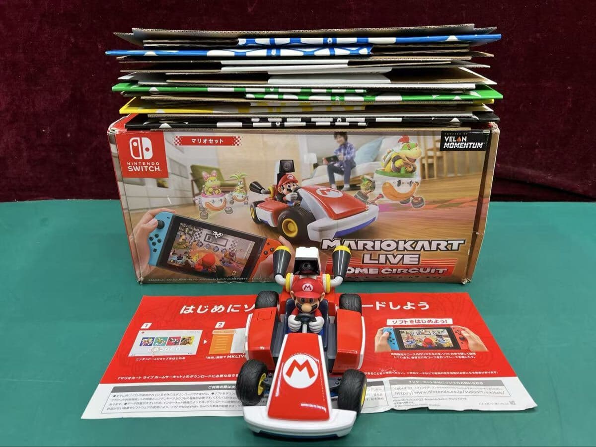 美品 Nintendo Switch マリオカート ライブ ホームサーキット マリオセット 動作未確認 (80s) — 1/9