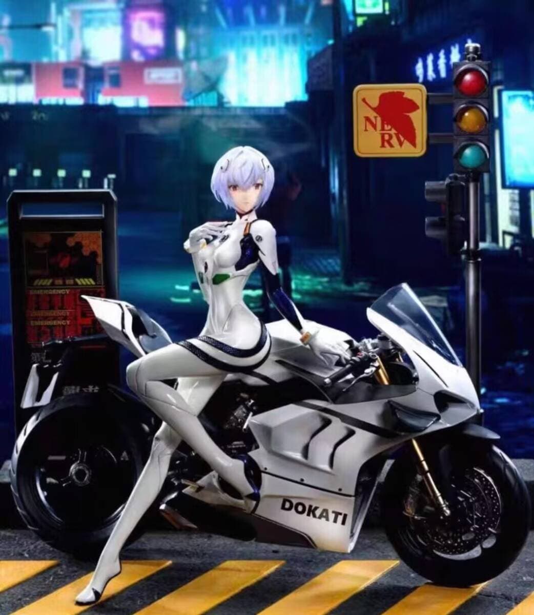 新世紀エヴァンゲリオン 綾波レイ バイクVer. ガレージキット フィギュア — 1/5