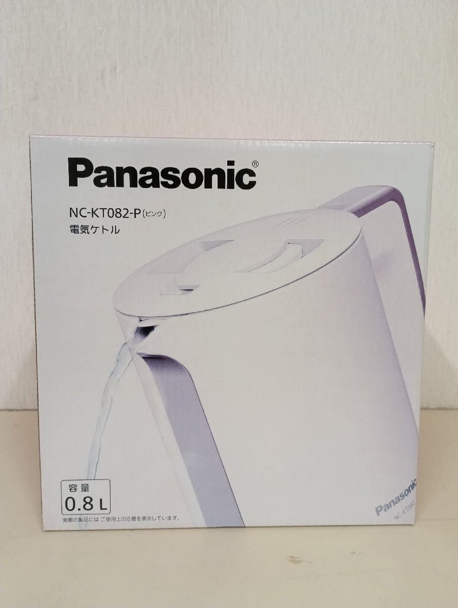 【未開封品】パナソニック 電気ケトル NC-KT082-P 0.8L — 1/2