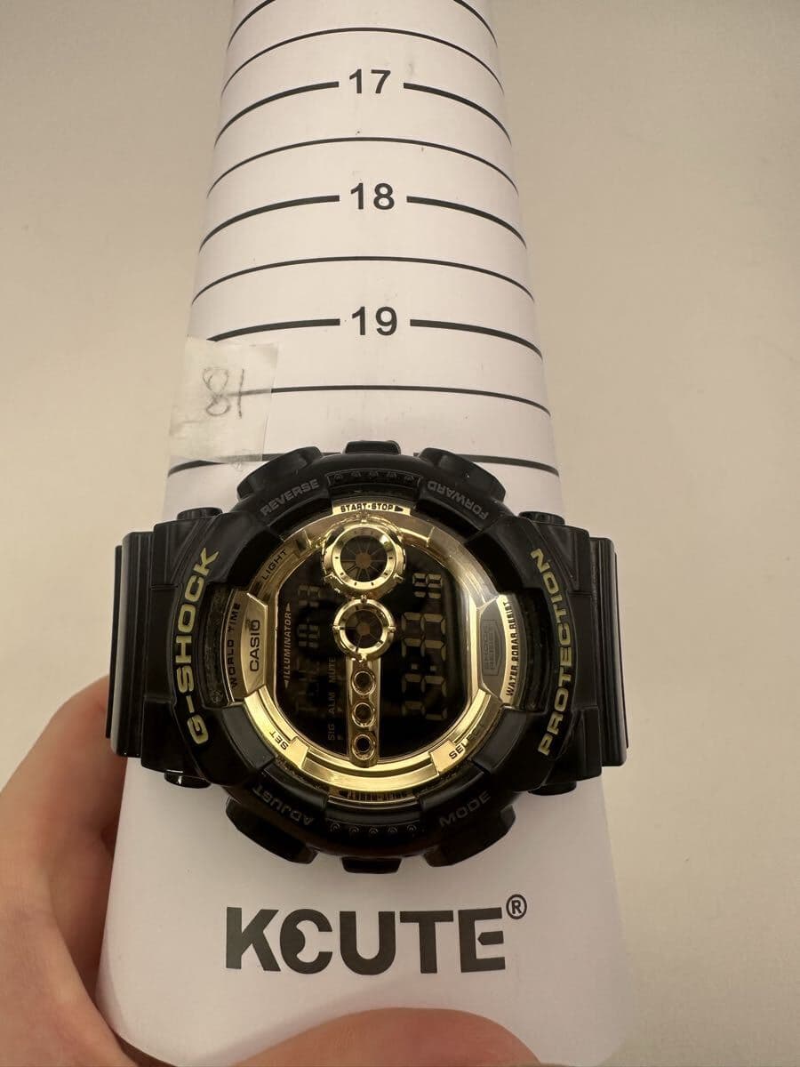 81 CASIO カシオ G-SHOCK 腕時計 GD-100GB クォーツ 稼働品 — 1/10