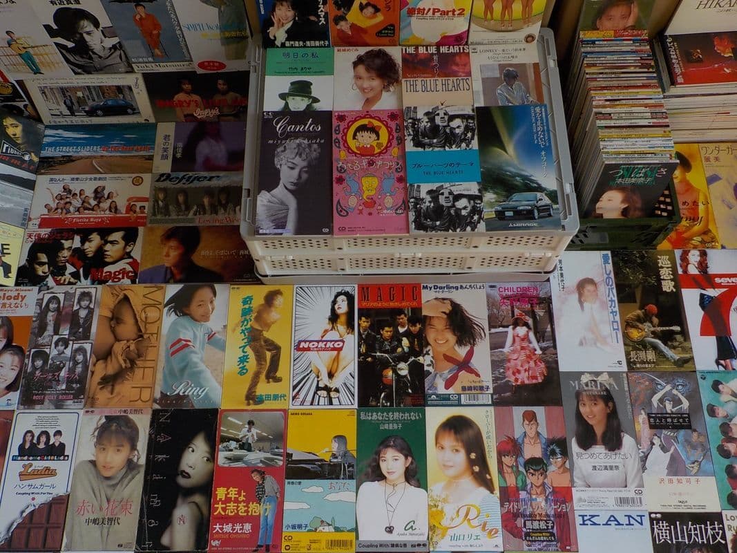 大量! 和モノ 短冊 8㎝ シングルCD 280枚 + おまけ セット! 未整理品 まとめ売り ★非売品 見本盤 レア盤多数!シティポップ アイドル — 1/9