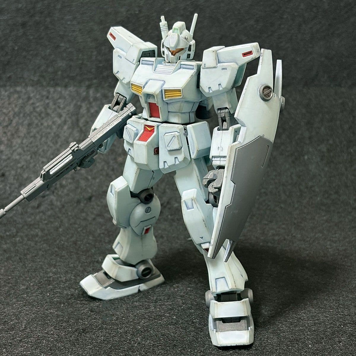 ジム・カスタムHG 1/144 組立済み ジャンク ガンプラ RGM-79N GM CUSTOM GUNDAM0083 — 1/7