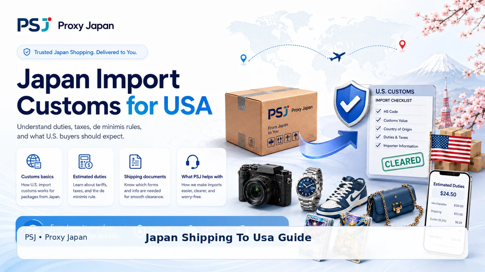 Japan Proxy Shopping guide for Japan Shipping to USA Guide