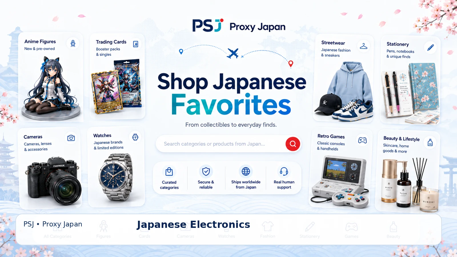 Japan Proxy Shopping visual guide for Japanese Electronics